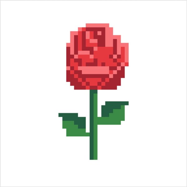 Лотос пиксель арт