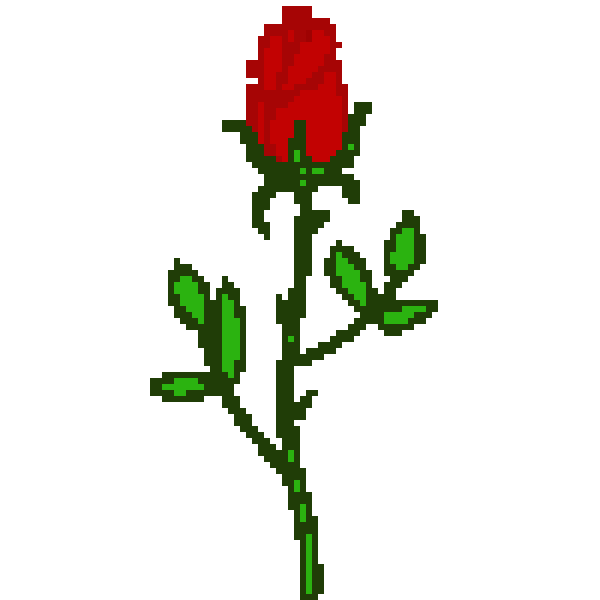 Пиксельные цветы