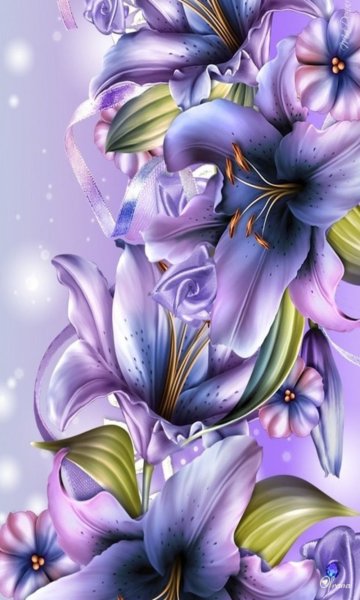 Цветы вертикальные