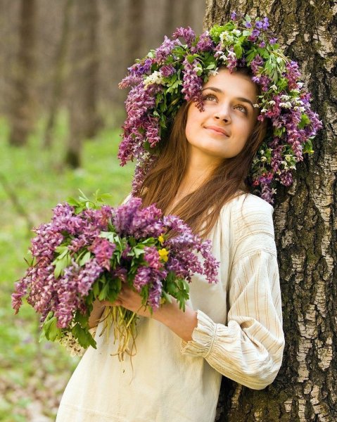 Венок из полевых трав