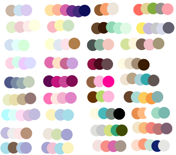 Цветосочетание палитра