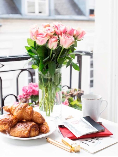 Завтрак с цветами