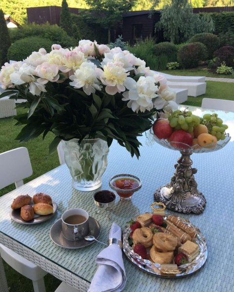 Цветы к завтраку картинки красивые