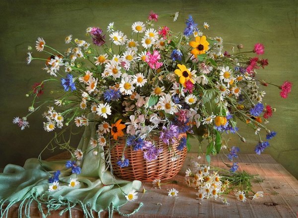 Букет полевых цветов