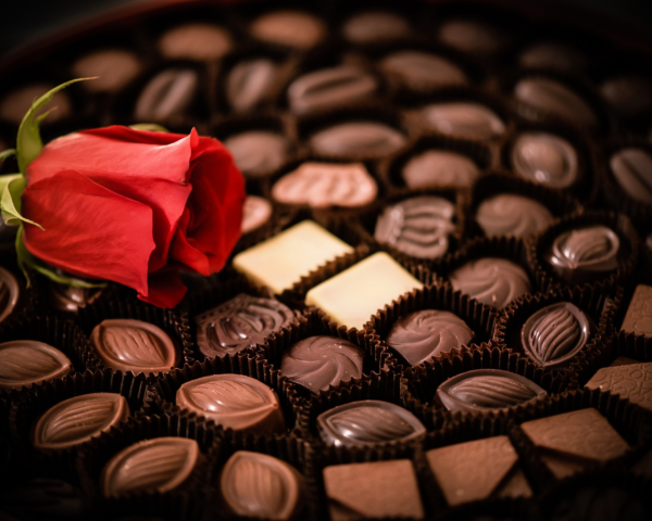 Цветы с конфетами