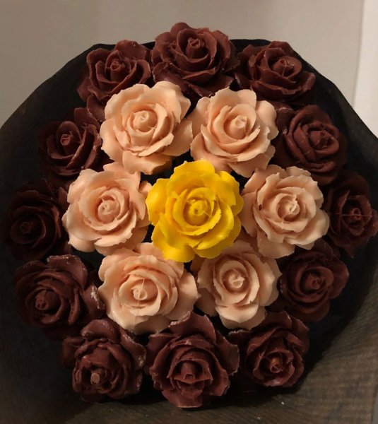 Шоколадные цветы