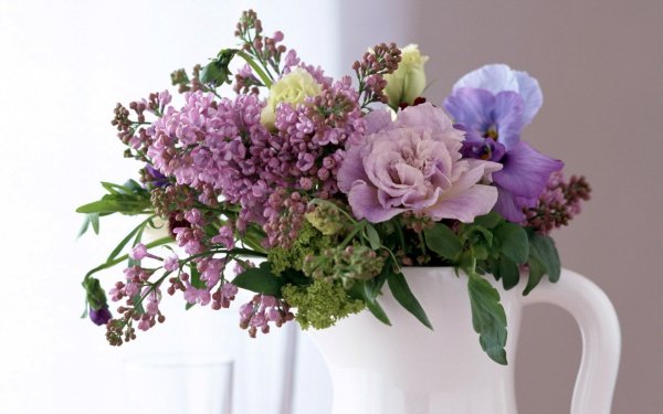 «Цветы в вазе на Мраморном столе» Симон сен-Жан