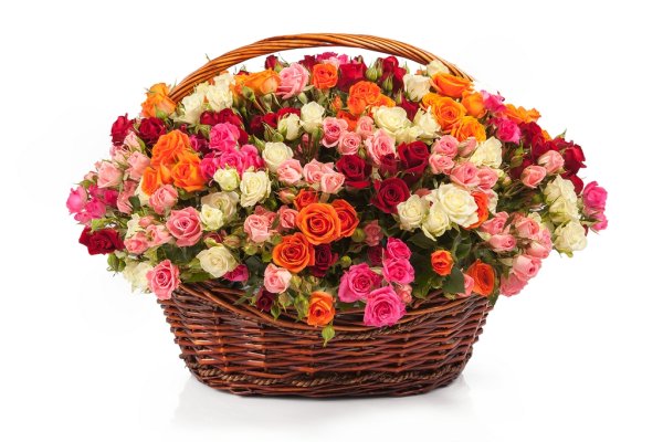 Корзина с цветами