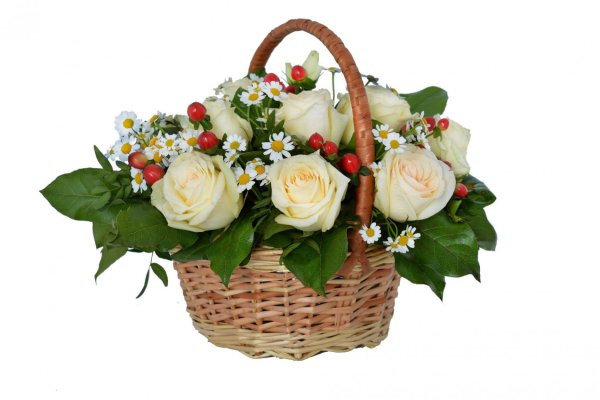 Корзина роз