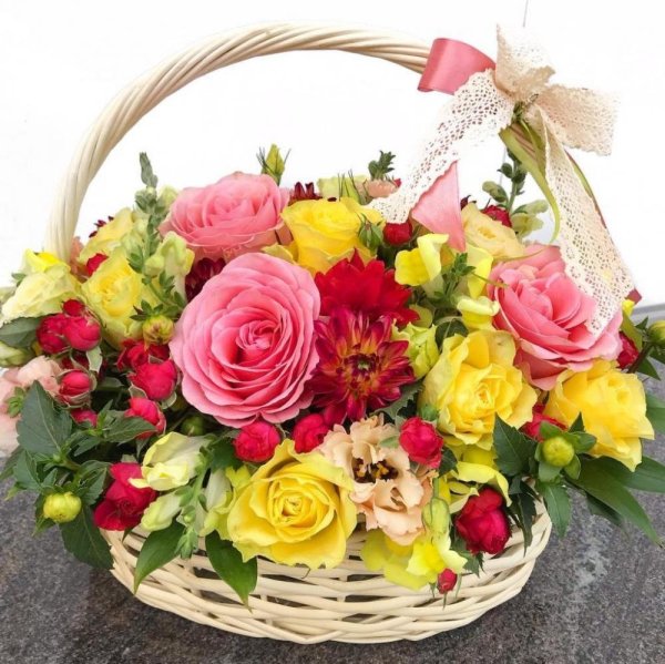 Корзина цветов