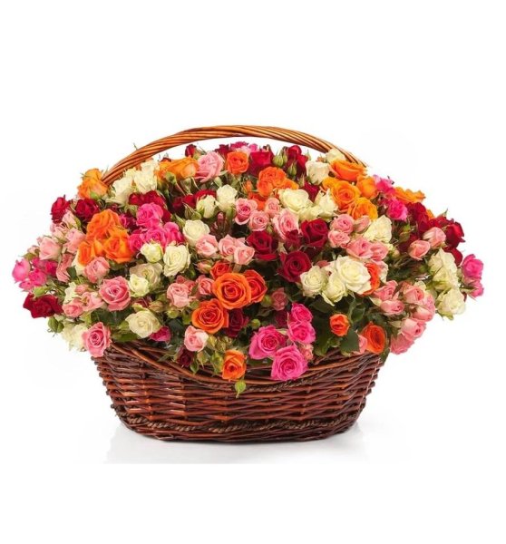 Композиция в корзинке