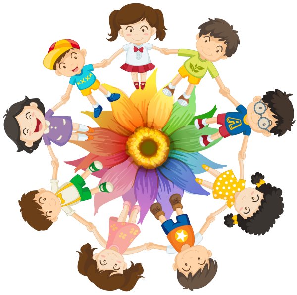 Дети взялись за руки