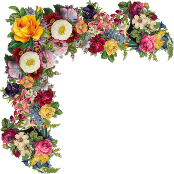 Цветочное обрамление