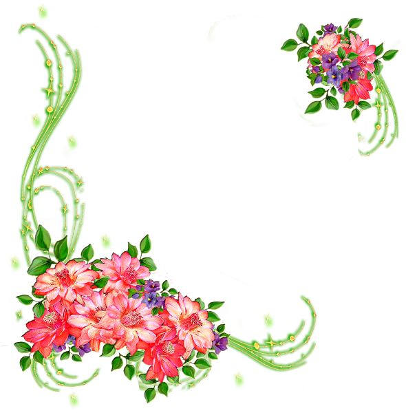 Рамка из цветов