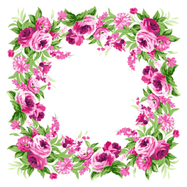 Рамка из цветов