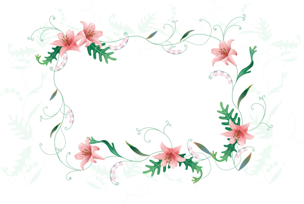 Цветочная окантовка