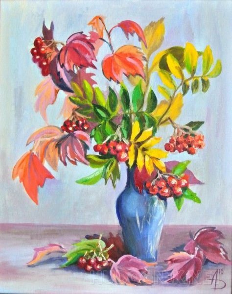 Осенний букет рисунок