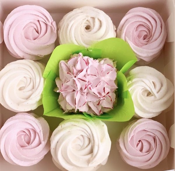 Зефирные цветы