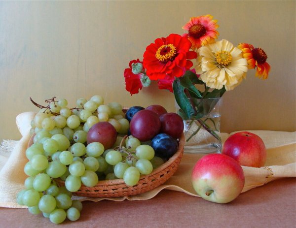 Пожелания с добрым утром с фруктами