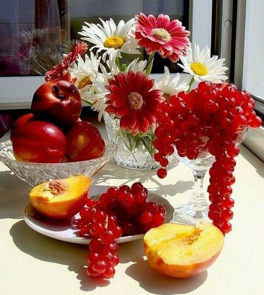 Утро лето малина