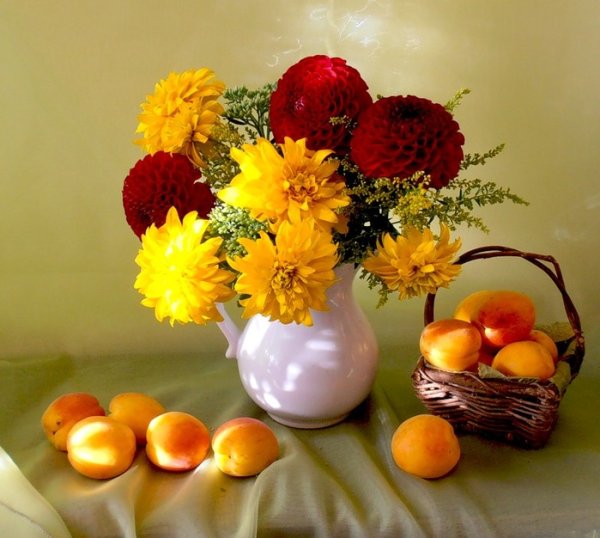 Открытки с добрым утром с фруктами