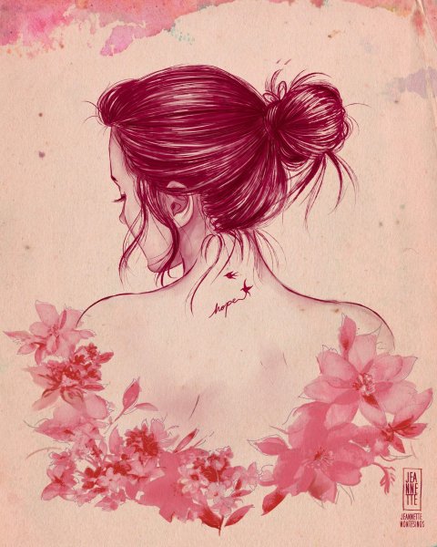 Девушка с розой