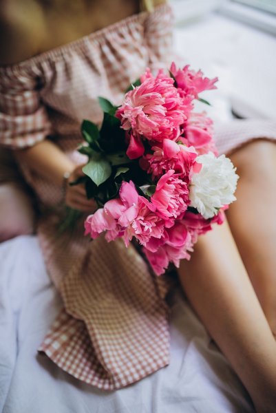 Шикарный букет в руках