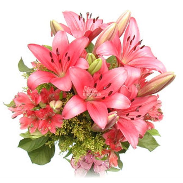 Лилии цветы букет