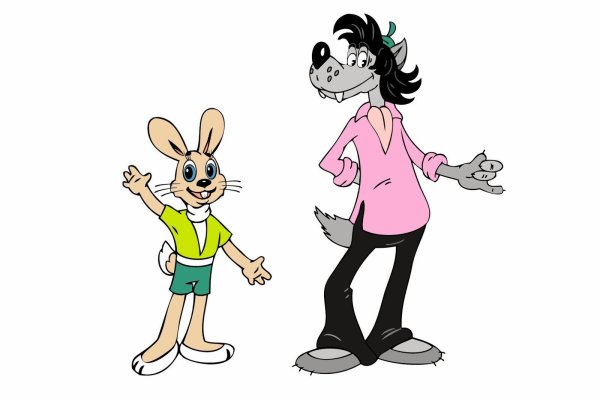 Ну погоди волк с цветами