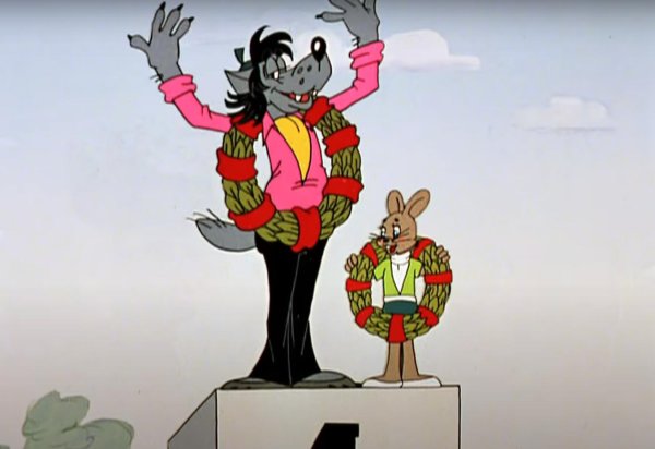 Волк и заяц ну погоди