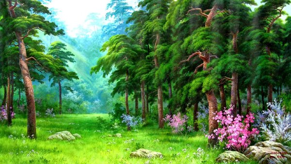 Летние пейзажи живопись