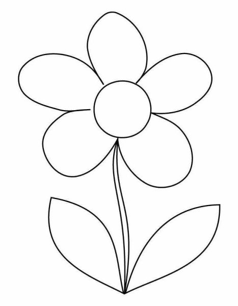 Цветы для раскрашивания