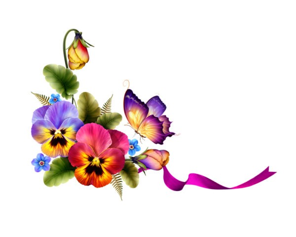 Анютины глазки символ