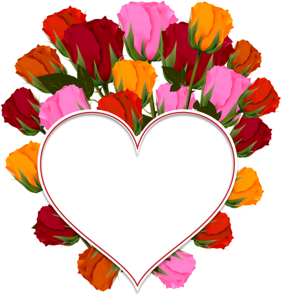 Сердечки цветочки