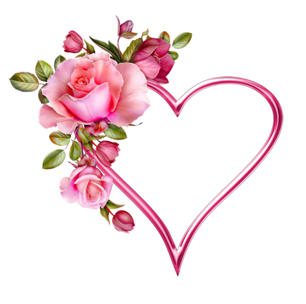 Сердечки цветочки для оформления