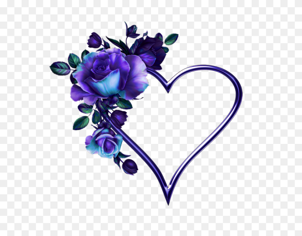 Сердце с цветочками