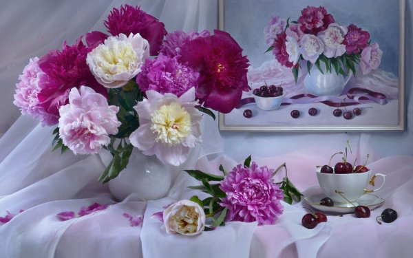 Доброе утро пионы