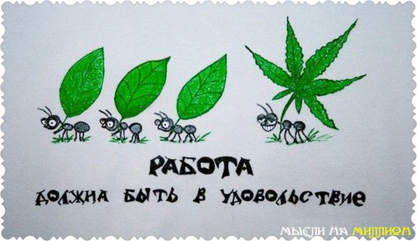 Прикольная картинка конопля