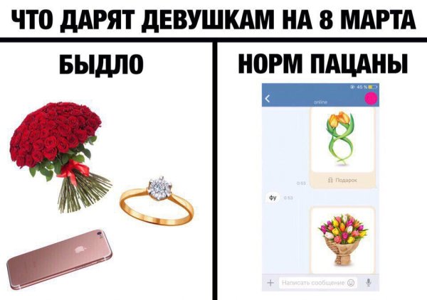 Не дарит цветы