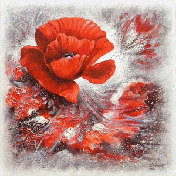 Картина в рыжих тонах