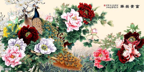 Цветы в китайском стиле