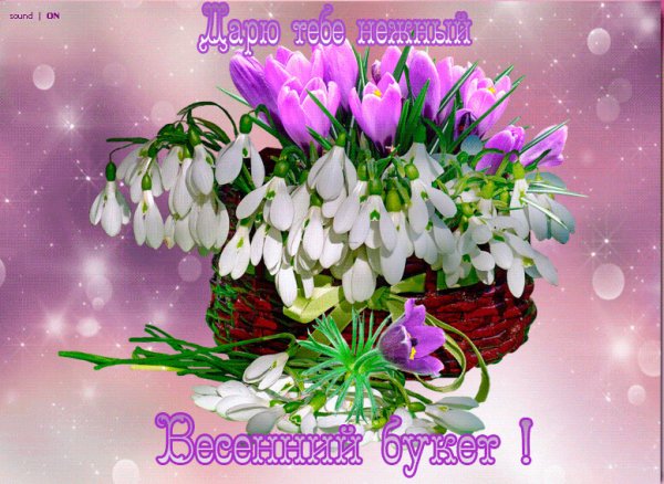 Открытка цветы