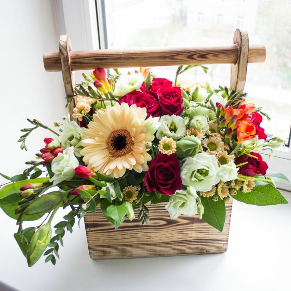 Букет цветов «день рождение»