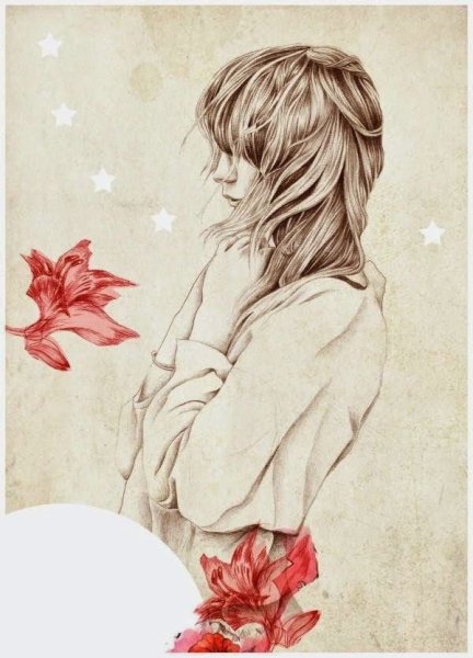 Девушка с шариками арт