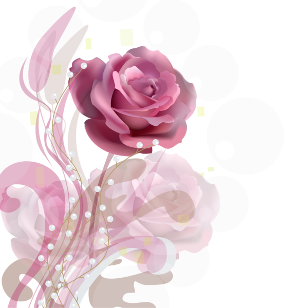 Цветы для презентации прозрачные