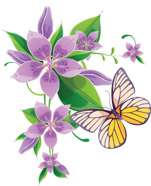 Узор цветочный угловой