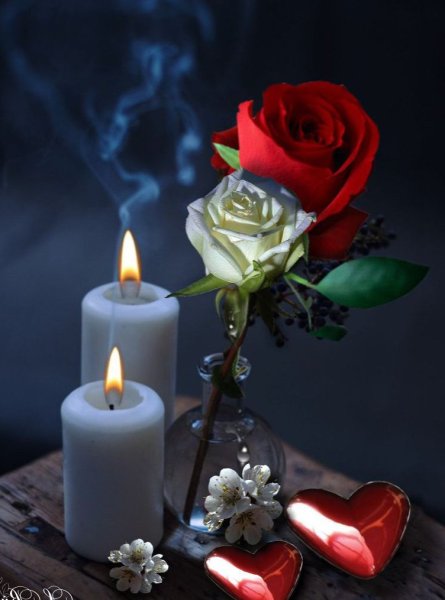 Розы и свечи
