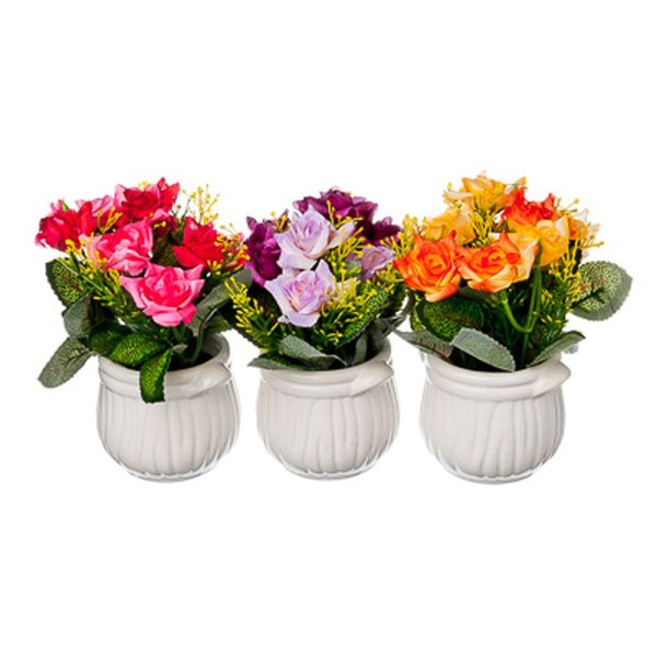 Цветы в горшочках цветущие