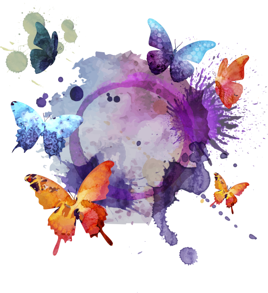 Акварельные Кляксы