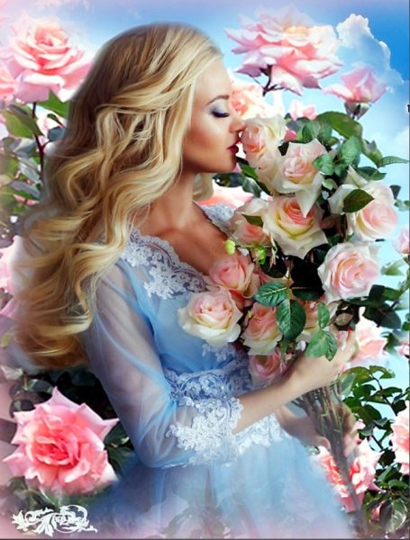 Стихи про цветы и женщину